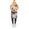 Pekingese The Chef Apron Cooking Kitchen Server Baking Crafts Gardening for Adult Women Men, Unisex, Large, Multicolor