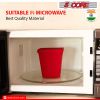 5 Core Silicone Popcorn Maker Bowl • Microwave BPA Free and Dishwasher Safe Hot Air Kernel Popper - POP BWL R