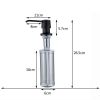 New Single Lever Kitchen Faucet with Base Plate, 304 Stainless Steel with Copper Pump Head Soap Dispenser with Pull Down Kitchen Faucet Black