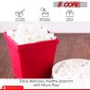 5 Core Silicone Popcorn Maker Bowl • Microwave BPA Free and Dishwasher Safe Hot Air Kernel Popper - POP BWL R
