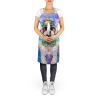Bichon Frise Hippie Dawg Apron Cooking Kitchen Server Baking Crafts Gardening for Adult Women Men, Unisex, Large, Multicolor