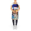 Bernese Mountain Dog Hippie Dawg Apron Cooking Kitchen Server Baking Crafts Gardening for Adult Women Men, Unisex, Large, Multicolor