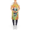 Dalmatian Hippie Dawg Apron Cooking Kitchen Server Baking Crafts Gardening for Adult Women Men, Unisex, Large, Multicolor